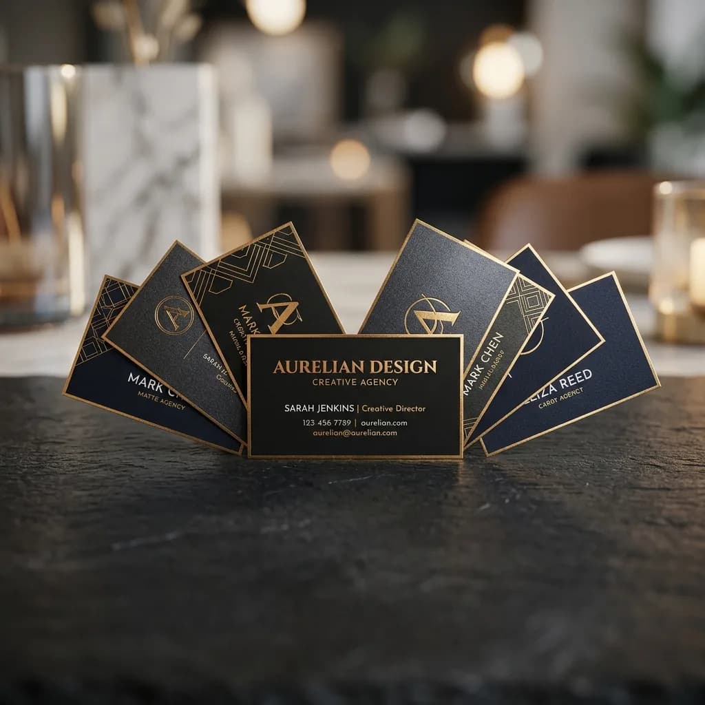 LUXURY VISITING CARDS.