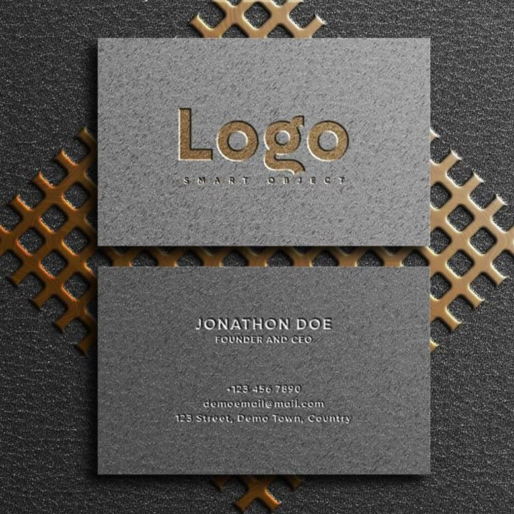 Luxury Textured Visiting Card